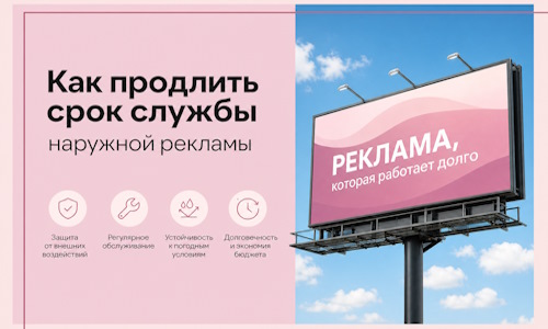 Как продлить срок службы наружной рекламы в  Сатке